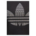 Mikina adidas Originals Bling Hoodie dámská, černá barva, s kapucí, s aplikací, IW5697