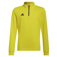 adidas ENTRADA 22 TRAINING TOP Juniorský fotbalový top, žlutá, velikost