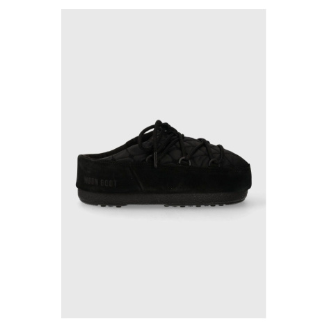 Pantofle Moon Boot Mule Quilted černá barva, 14602600.001