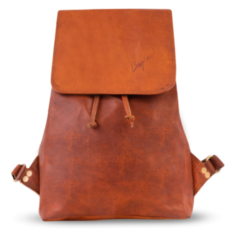 Bagind Daila - Dámský kožený batoh hnědý, ruční výroba, český design