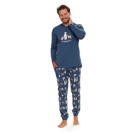 Pánské pyžamo Best Friends modré dn-nightwear