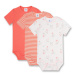 Sanetta Body 3-pack off white Striped/pink