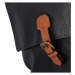 Stylový dámský koženkový kabelko-batoh Baldomero, černá