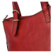 Luxusní dámská kožená kabelka Katana Sana, červená