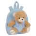 Safta Teddy Bear dětský batůžek s plyšovým medvídkem - 4,65 L - modrý