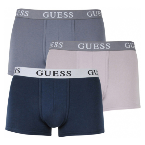3PACK pánské boxerky Guess vícebarevné (U1BG00K6YW1-F710)