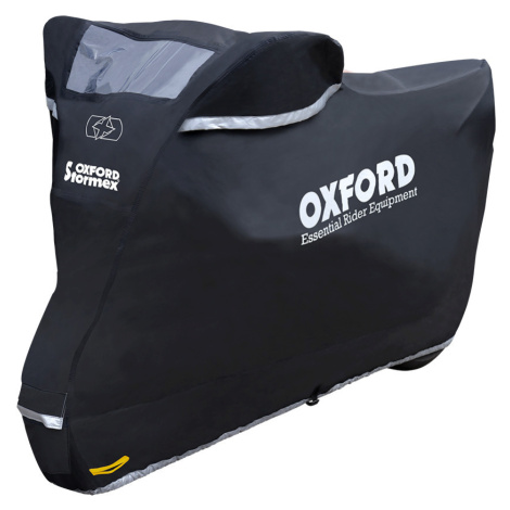 Plachta na motorku Oxford Stormex XL černá