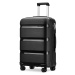 Konofactory Černý prémiový plastový kufr s TSA zámkem "Majesty" - M (35l), L (65l), XL (100l)