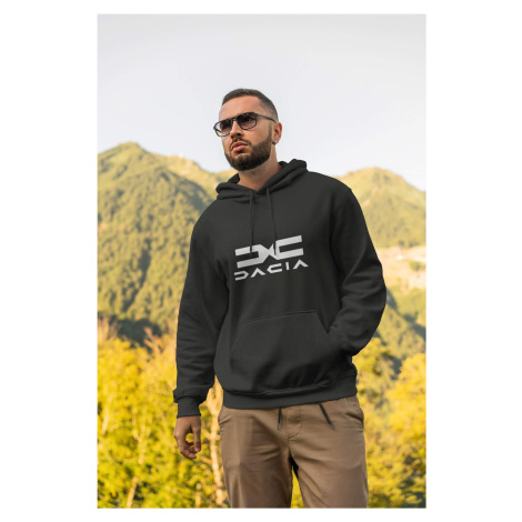 Pánská mikina s logem Dacia Barva: Černá
