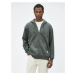 Koton 4WAM70112MK Cotton Men's Sweatshirt GREEN