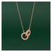 JAY Stříbrný náhrdelník Nadine - stříbro 925/1000 JAY-0058-QS1877 Zlatá 39 cm + 5 cm (prodloužen