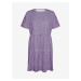 Světle fialové vzorované volné šaty Noisy May Anna - Dámské
