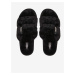 Černé dámské domácí pantofle z umělé kožešiny Puma Fluff