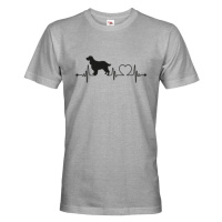 Pánské tričko Anglický špringršpaněl tep- tričko pro milovníky psů