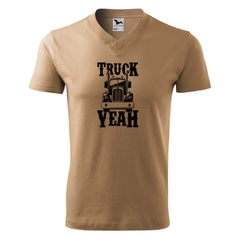 DOBRÝ TRIKO Pánské V tričko s potiskem Truck yeah