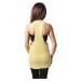 Dámské tílko // Urban classics Ladies Loose Burnout Tank yellow