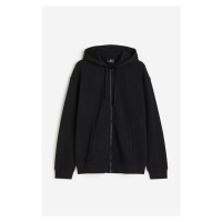 H & M - Bunda's kapucí Loose Fit - černá