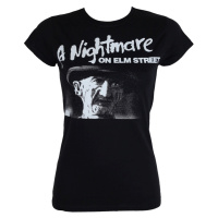 tričko dámské A Nightmare on Elm Street - Black - HYBRIS - WB-5-NOES001-H65-7-BK