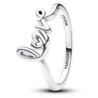 Pandora Romantický stříbrný prsten Love Moments 193058C00