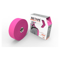 Kineziologický tejp BB Tape - 32 m x 5 cm Barva: růžová
