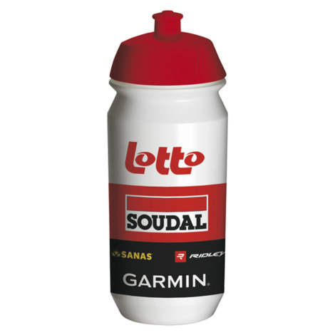 TACX Cyklistická láhev na vodu - LOTTO SOUDAL - bílá/červená