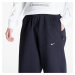 Tepláky Nike Solo Swoosh Men's Open-Hem Brushed-Back Fleece Pants Black/ White