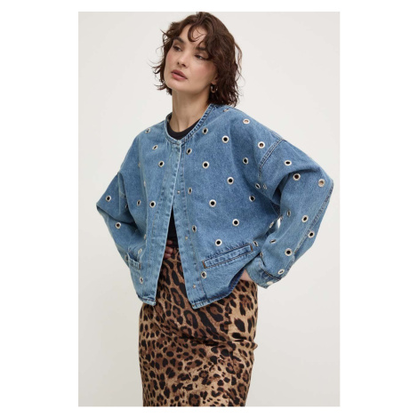 Džínová bunda Answear.LAB dámská, přechodná