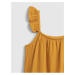 Žluté holčičí dětské šaty sleeveless tier dress GAP