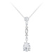 Preciosa Úžasný stříbrný náhrdelník Mongona s kubickou zirkonií Preciosa 5324 00