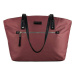 DAVID JONES TMAVĚ RŮŽOVÁ PROSTORNÁ SHOPPER KABELKA CM6312 D.PINK