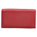 Luxusní kožená dámská peněženka Goodman v krabičce - červená