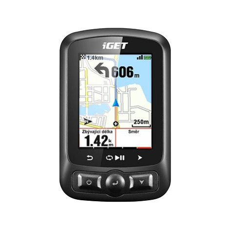 iGET CYCLO SADA C250 GPS navigace, držák AC200, snímač kadence AC61, pouzdro AS250, hrudní pás A