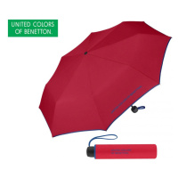 Benetton deštník skládací Super Mini red 56203 červený