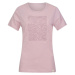 Hannah SELIA Dámské bavlněné triko, růžová, velikost