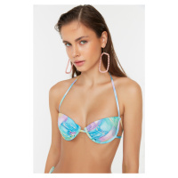 Trendyol Batik Patterned Underwire Bikini Top