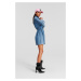 Šaty karl lagerfeld jeans klj denim shirt dress mia blue stone