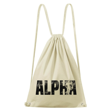 DOBRÝ TRIKO Bavlněný batoh Alpha Barva: Bílá