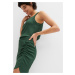 Bonprix BODYFLIRT sukně s řasením Barva: Zelená, Mezinárodní