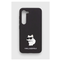 Obal na telefon Karl Lagerfeld Galaxy S23 černá barva