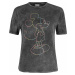 Mickey & Minnie Mouse Neon Dámské tričko šedá