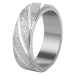 Troli Ocelový snubní prsten stříbrný/třpytivý