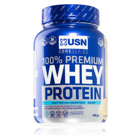 USN 100% Premium Whey Protein syrovátkový protein příchuť Vanilla 908 g