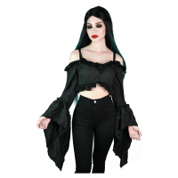 tričko dámské - Tessa Terror Chiffon Top - KILLSTAR - KSRA003494