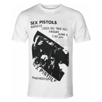 Tričko metal pánské Sex Pistols - Manchester Flyer WHT - ROCK OFF - SPTS18MW