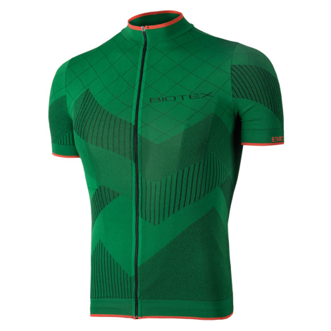 BIOTEX Cyklistický dres s krátkým rukávem - SOFFIO - zelená
