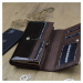 Dámská kožená peněženka Gregorio ZLL-100 tmavě hnědá