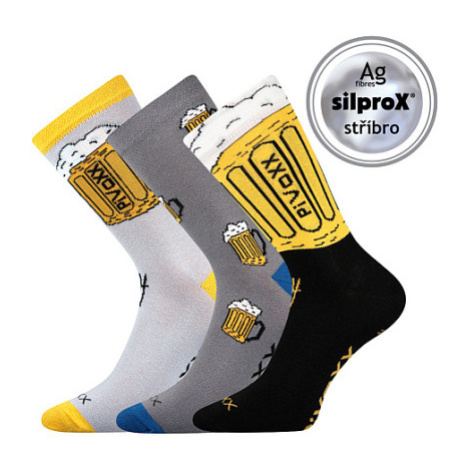 Voxx PiVoXX Pánské trendy ponožky - 3 páry BM000000585900100295 mix Ii - 2