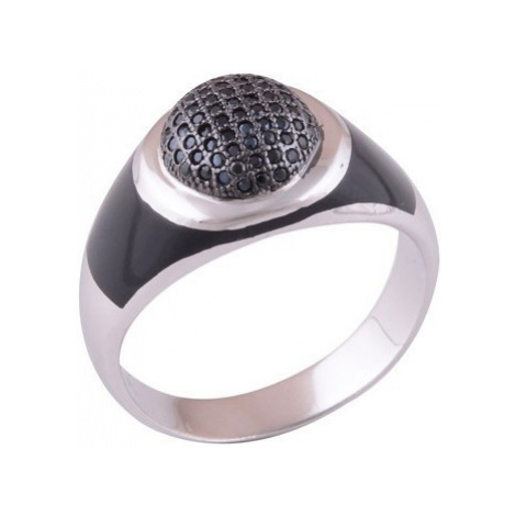 AutorskeSperky.com - Stříbrný prsten s onyxy - S401