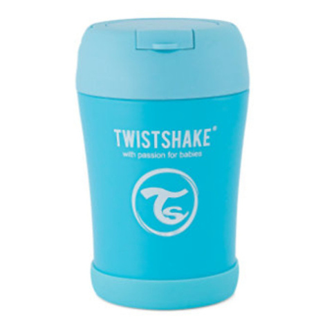 TWISTSHAKE Termoska na jídlo pastelově modrá 350 ml