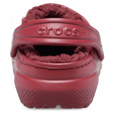 Crocs Classic Lined Clog K Brick Red C4